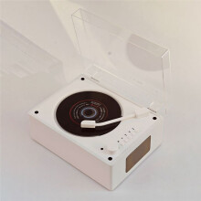 Speaker CD Player Compatible with 5.1 Album Player Tray-Loaded CD Player Walnut