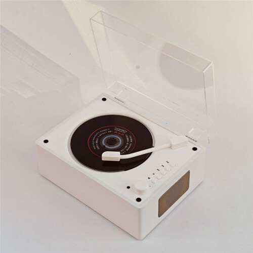 Speaker CD Player Compatible with  5.1 Album Player Tray-Loaded CD Player Walnut