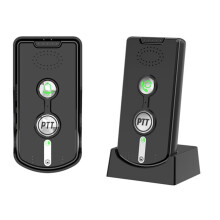Interphone Audio Longue Distance Sans Fil 1000 M, 2,4 GHz, Émetteur-Récepteur Vocal, Sonnette, Noir