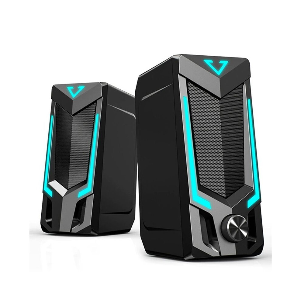 Rgb Computer Speaker, Desktop Computer Speaker,Desktop Stereo Speaker, Usb Powered, With Led Ambient 6032455362192