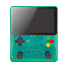 R39S Retro Handheld Video Game Console Linux System 4 Inch IPS Screen Portable Pocket PSP Video Games Player 64GB Green