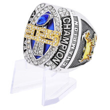 2025 Fantasy Football Championship Ring with Display Stand, Size 9 FFL Champion Trophy Gift