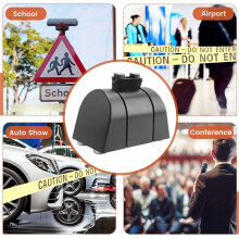 2 Stks 16.4 Ft Magnetische Muurbevestiging Intrekbare Riembarrière, Crowd Control Muurbarrière Vaste Veiligheidsgordel met ABS Case
