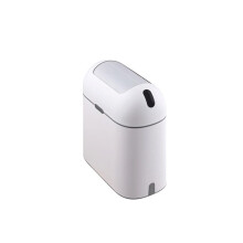 Smart Bathroom Trash Can with Touchless Smart Sensor, Automatic Bag Sealing Slim Garbage Bin D
