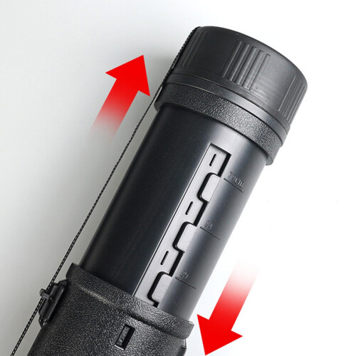 Expandable Waterproof Poster Tube with Adjustable Strap for Blueprints Artwork and Documents 1