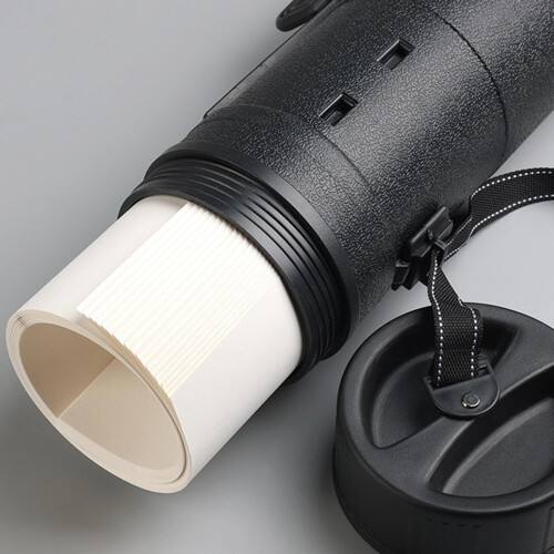 Expandable Waterproof Poster Tube with Adjustable Strap for Blueprints Artwork and Documents 2