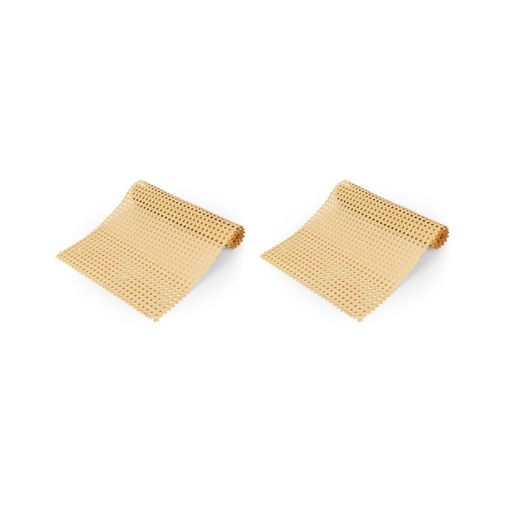 2X Cane Webbing Rattan Roll, Viennese Wicker, Natural Rattan Wicker Furniture For Projects,Diy Chair Cabinet 6033805699371