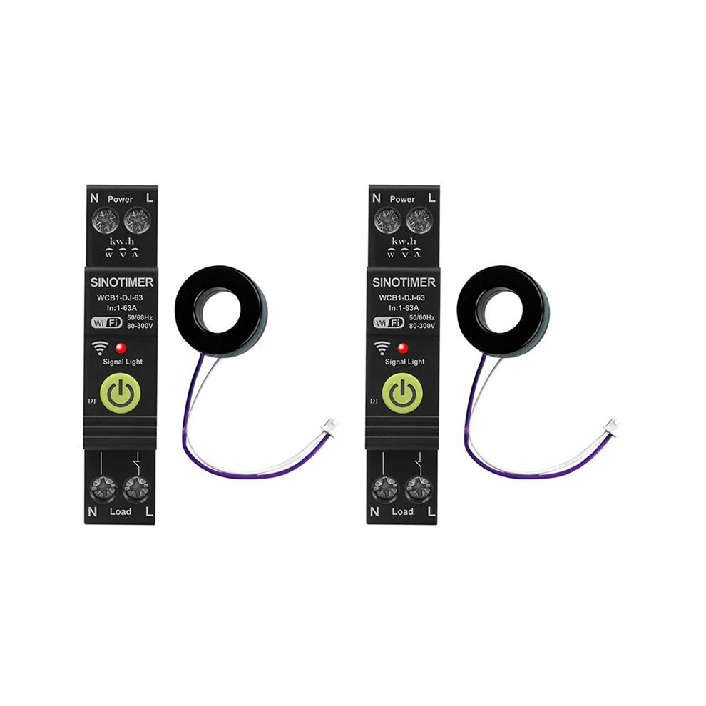 2X Wifi Overvoltage And Undervoltage Protector Photovoltaic Bidirectional Meter Kwh 6032692779975