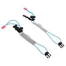 2 Pcs Reflective Bike Leg Bands Elastic Adjustable Straps for Cycling Running Visibility