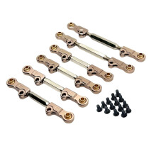 RC Car Upgrade Adjust the Pull Rod Kit for MJX 1/7 7303 RC Car Accessories Champagne Golden