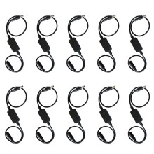 10X 24 Hour Auto Reboot Router Routing Timer Reset Tool Power Timing Fiber Modem Router Power Manager Black
