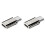 2PCS Type-C Multifunction Adapter Type-C Female to Type-C Male Adapter 20Gbps Fast Charging Audio Video Transfer Adapter 2