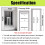 Large Lockable Drywall Access Panel 20x30 Inch, Aluminum Ceiling Access Door Gray, Flush Mount Design 2