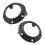 2PCS New Front Fog Light Lamp Black Cover Frame 6400A739 for  Outlander 2007 2008 2009 2