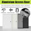 Large Lockable Drywall Access Panel 20x30 Inch, Aluminum Ceiling Access Door Gray, Flush Mount Design 4