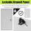Large Lockable Drywall Access Panel 20x30 Inch, Aluminum Ceiling Access Door Gray, Flush Mount Design 5