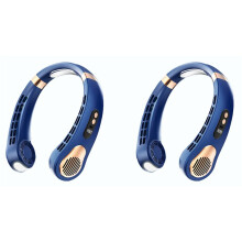 2X Portable  Hanging Neck Fan Power Ventilador Bladeless Neckband Fan Air Cooler USB Rechargeable Electric Fans