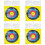 4X Range Archery Bag Target Replacement Cover with 2 Sides Easy to Transport Range Archery Target Cover A 1