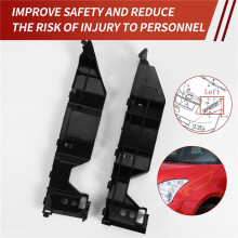 2Pcs Car Front Bumper Holder Bracket 71731-63J00 71732-63J00 for  Swift 2005-2011