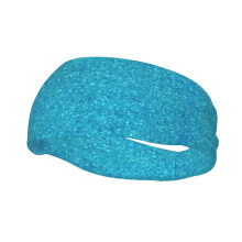 Blue Glitter Sports Headband for Men and Women, Reusable Sweat Control Fit for Running Yoga Fitness