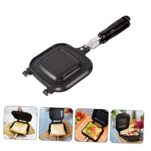Sandwich Skillet Bread Loaf Pans for Baking Egg Cookers Cookware Double Pie Iron Toaster Sandwich Maker