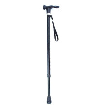 Folding Walking Stick for Adults, Telescopic Height Adjustable Aluminium Cane with NonSlip Ergonomic Grip