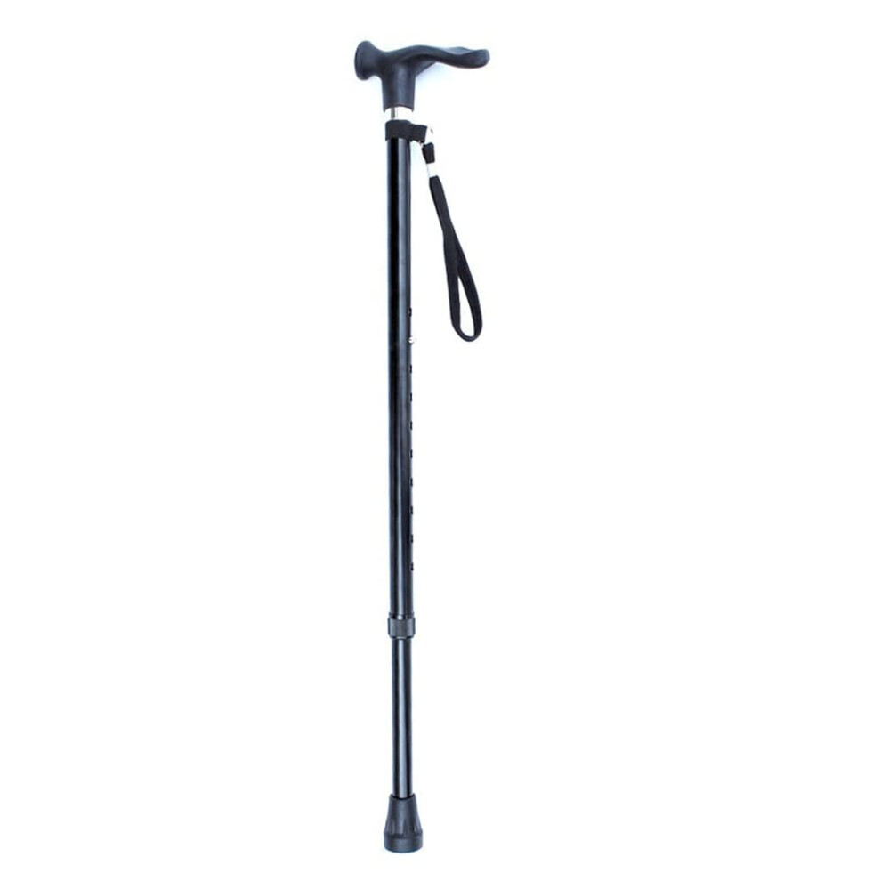 Folding Walking Stick for Adults, Telescopic Height Adjustable Aluminium Cane with NonSlip Ergonomic Grip