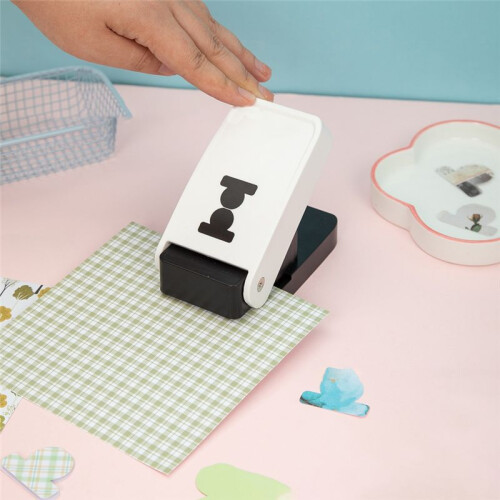 Round Tab Punch Handheld Folder Punch Loose Leaf Separator Label Punch  Paper Punch Cutter Puncher