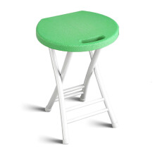 Folding Stool with Handle Lightweight Compact Chair for Camping Hiking Fishing Outdoor Events Green