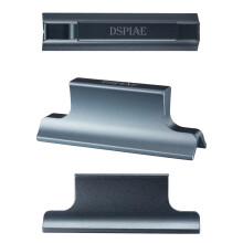DSPIAE Aluminium Right Angle Sanding Paper Block (Grey) AS-25PPGR