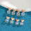 8PCS Earring Backs for Droopy-Ears, Earring Lifter Backs Replacements for Heavy Earrings,Rose Gold 2