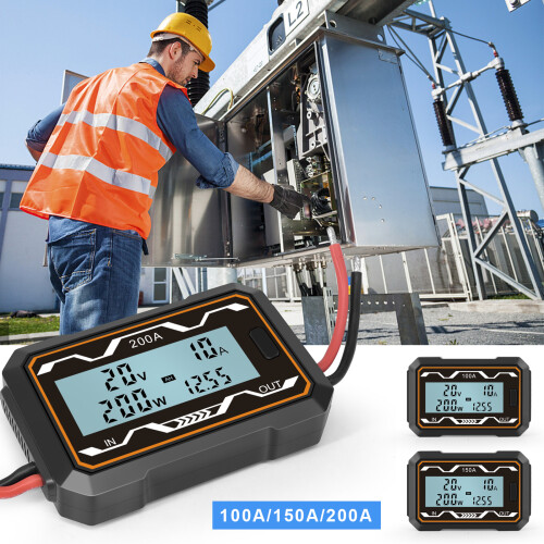 DC-Strommesser Spannungs- & Stromanalysator Hochpräzises Batterietestgerät 2