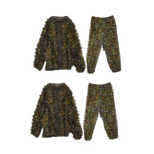 4X 3D Folha Adultos Ghillie Fato Camuflagem / Camuflagem CaçA Veados Perseguindo