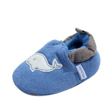 Baby Shoes 06 Months Soft Plush Warm Lining Infant Prewalker Sneakers Unisex Cute Animal Style Blue