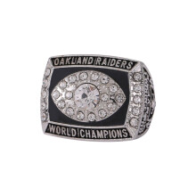 1976 Football Championship Ring for Fans Victory Commemorative Design with Luxury Sandalwood Box