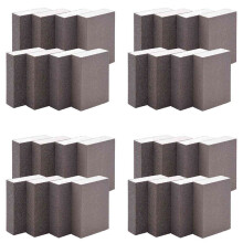 32Pack Slipsvampar Grova Finslipblock i 60-220 Korn Sandskumsandpapper för Metallträpolering