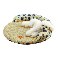 Cooling Dog Bed 60cm for Small and Medium Dogs, Breathable Washable Pet Sleeping Mat for Summer
