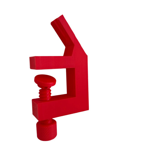 User Friendly Sewing Clamp Secures Zippers During-red