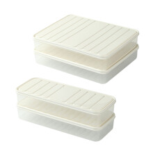 Clear Food Grade Refrigerator Containers Stackable Designs