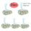 500Pcs Rectangular Jewelry Price Label Tags with Hanging String for Rings Bracelets and Earrings Display Tags 5