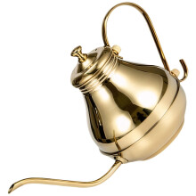 Stainless Steel Gooseneck Kettle 1L Gold Pour Over Coffee Kettle with Precision Pour Control for Hand Drip Coffee and Tea