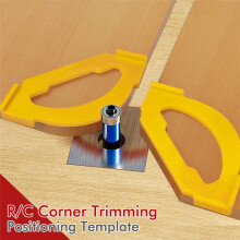 Woodworking Half-Round Quick Locator Straight Bevel R Angle Arc Woodworking Trimming Machine Half-Round Straight Bevel A