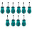 Small Carrot Heads Screwdriver  Dual-Purpose Screwdriver Half-Inch Flat Short Screwdriver 2