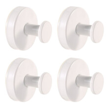Stal Nierdzewna Przyssawka Hak na Ubrania Kuchnia Łazienka Ręcznik Hak Bez Dziurkacza Łazienka Bezszwowa Przyssawka Biały