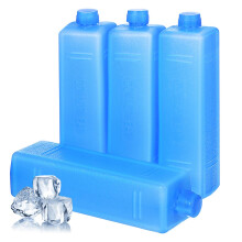 4pcs Reusable Ice Packs for Coolers with Fast Cooling and Long Lasting Cold for Lunch Bags Travel