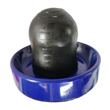 Air Hockey Pusher for Adults and Kids Standard Air Hockey Slider Goal Handles Pusher for Entertainment Game Table Blue
