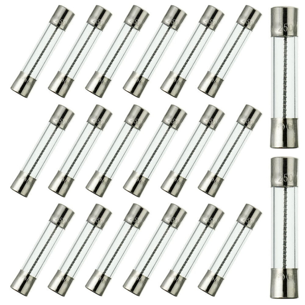 , 6X30mm, 15A, 250V Slow Blow Time Delay Electrical Fuse 9365509729175