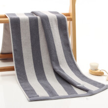 Soft Thick Absorbent Large Bath Towel for Home Gym Pool Yoga and Shower, 35x15 Inches, Gray Red Green