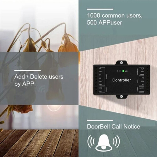 TUYA Wifi Controller Can Upgrade Common Access Control Generate Random Password View Door Opening Records and Remote