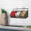 No Punch Ginger Garlic Hanging Basket Kitchen Shelf – Wall Mounted Spice Organizer, Multi-Function, Sturdy ABS, Space-Saving 1